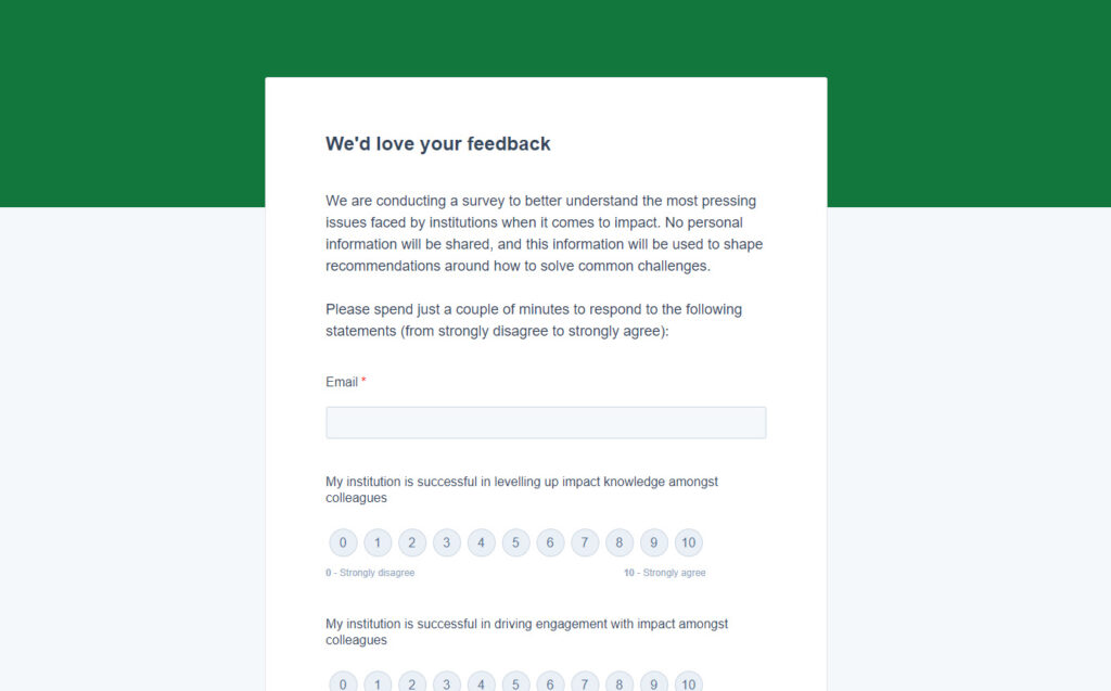 Impact Survey 2022