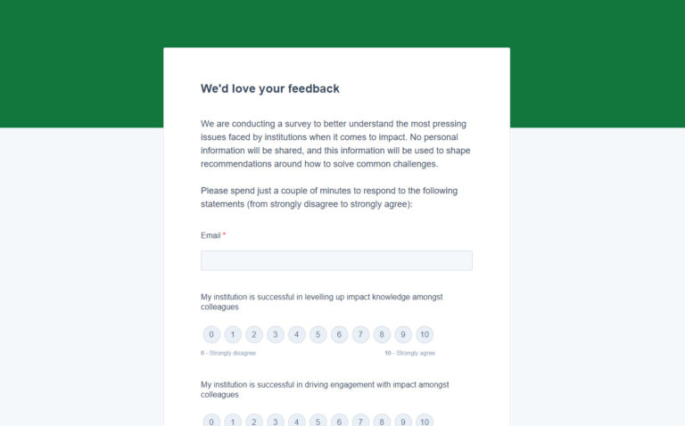 Impact Insights Survey 2022