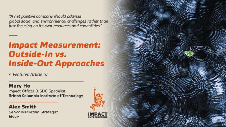 Inside-Out vs Outside-In Impact Measurement in Impact Entrepreneur